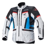 Honda Bogota' Pro Drystar Textiljacke (Blau/Schwarz/Grau/Rot)