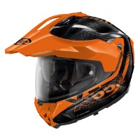 X-552 Ultra Carbon Hillside Adventurehelm (schwarz/carbon/orange)