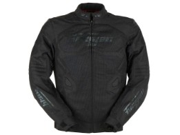 Atom vented Evo Motorradjacke (Schwarz)