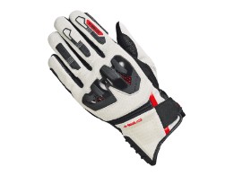 Sambia 2 Motorradhandschuhe (Schwarz/Grau/Rot)