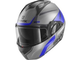 EVO GT Encke Helm (graumatt/blau)