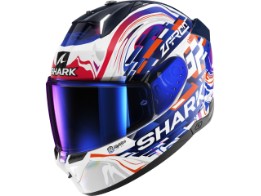 SKWAL i3 Replica Zarco GP De France Motorradhelm (Weiß/Lila/Blau)