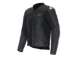 Racing 5 Motorradjacke perforiert (Schwarz)