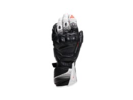 Fiero Metal Motorradhandschuhe (Schwarz/Weiß/Fluorot)