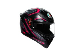K1 S Sling Motorradhelm (Schwarz/Pink)