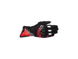 SP-3 Motorradhandschuhe (Schwarz/Rot/Weiß)