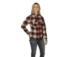 Memphis Rider Shirt Damen (rot/schwarz/braun)