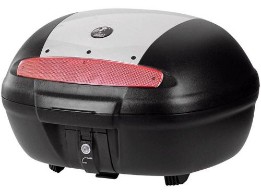 Top-Case Hepco & Becker Journey TC-50 schwarz/silber incl Topcaseplatte