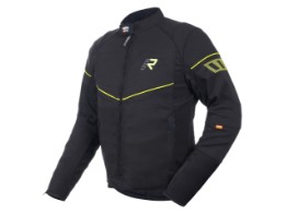 Airgobi 2.0 Motorradjacke (Schwarz/Neongelb)