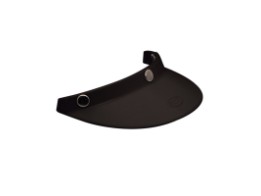 Custom 500 Helmschirm mit Druckknöpfen (Schwarz)