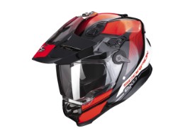 ADF-9000 Air Trail Adventure Helm (schwarz/rot)