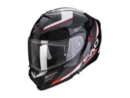 Exo-930 Navig Metal Klapphelm (schwarz/weiß/rot)