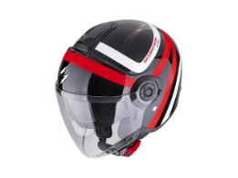 EXO-City II Riva Motorradhelm (Schwarz/Rot)