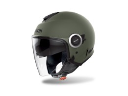 Helyos Motorradhelm (Grünmatt)