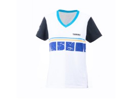 Faster Sons Speedblock T-Shirt Damen (weiß/blau/schwarz)