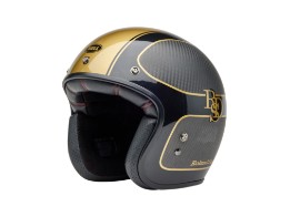 Custom 500 Carbon RSD The Player Motorradhelm (Schwarzmatt/Gold)