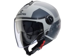 Riviera V4 X Alpha Motorradhelm (Graumatt/Anthrazit)