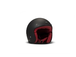 Oro Vintage Seul Jethelm (schwarzmatt/rot)