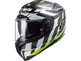 FF327 Challenger Flames Helm unisex (carbon/schwarz/weiß/gelb)