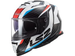FF800 Storm Racer Helm unisex (schwarz/weiß/blau/rot)