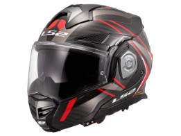 FF901 Advant X Carbon Future II Motorradhelm (Schwarz/Rot/Carbon)