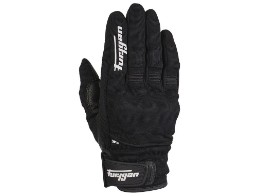 Jet D30 Motorradhandschuhe (Schwarz/Weiß)