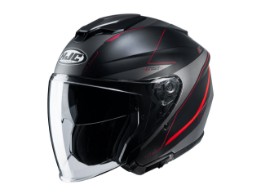 i30 Slight MC1SF Helm unisex ( schwarzmatt/grau/rot)