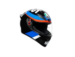 K1 Replica VR46 SKY Racing Team Helm (schwarz/blau/rot)