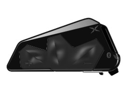 EXO-COM Link-1C Helmsprechanlage (Schwarz)
