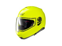 N100-5 Hi-Visibility N-COM Motorradhelm Fluogelb