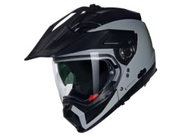 N70-2X N-Com Classico Motorradhelm (Graumatt)