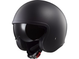 OF599 Spitfire II Solid Motorradhelm (Schwarzmatt)