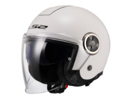 OF620 Classy Solid Motorradhelm (Weiß)