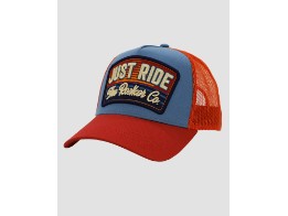 Just Ride Trukker Basecap (Rot/Blau)