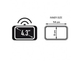 GPS Tasche Givi 4,3 Zoll mit Lenker-Halterung + Sonnenschutz