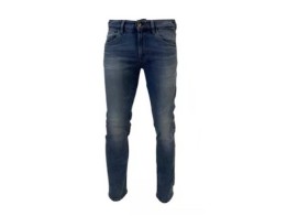 Rokkertech Tapered Slim incl. T-Shirt+Protektoren Jeans (Blau)
