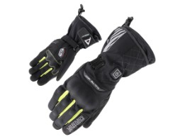Tesla Motorradhandschuh beheizbare Handschuhe incl. Akku unisex (schwarz/neongelb)