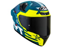 TT-Course Fuselage Integralhelm (blaumatt/neongelb)