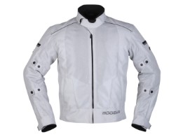 Veo Air Motorradjacke Kurzgröße (Hellgrau)