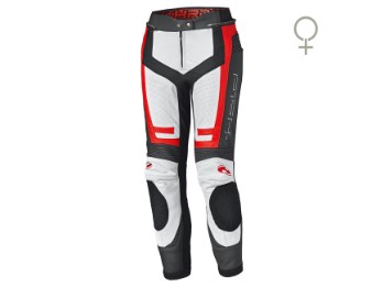 Rocket 3.0 Motorradhose Damen (Schwarz/Weiß/Rot)
