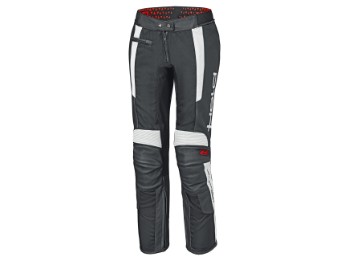 Takano II Motorradhose Damen Kurzgröße (Schwarz/Weiß)