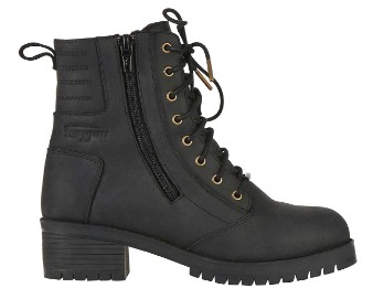Janis Motorradstiefel Damen (Schwarz)