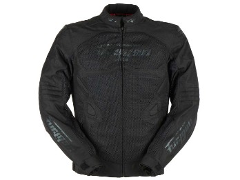 Atom vented Evo Motorradjacke (Schwarz)