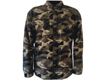 Military Jack Army Hemd Herren (dunkelcamouflage)