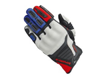 Hamda Handschuhe (Grau/Rot/Blau)