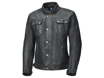 Starien Lederjacke Herren (schwarz)