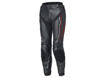 Debbie 3 Motorradhose Damen (Schwarz/Neonrot)