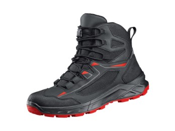 Montano WP Motorradschuhe (Schwarz/Rot)