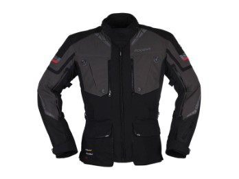 Panamericana II Tex-Jacke Herren Kurzgröße (schwarz/dunkelgrau)
