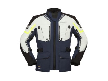 Panamericana II Motorradjacke Herren (blau/hellgrau)